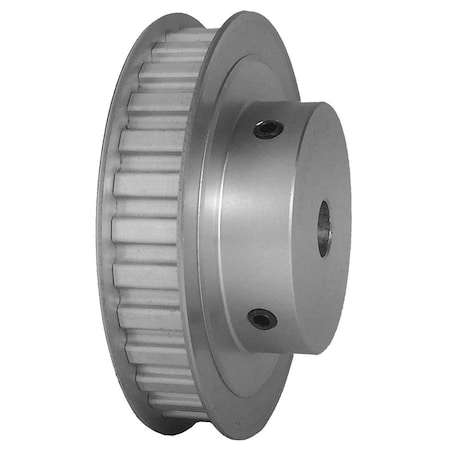 B&B Manufacturing 30L050-6FA6, Timing Pulley, Aluminum, Clear Anodized, 30L050-6FA6